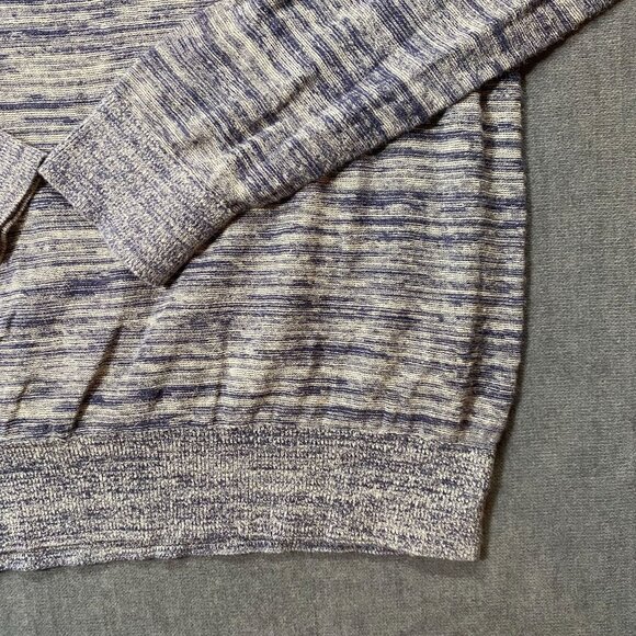 Abercrombie & Fitch Gray & Blue Marled Knit Light Sweater Womens Size Small - Picture 6 of 11